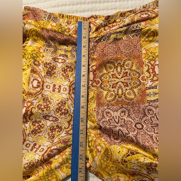 Christian Siriano Geometric  Wide Leg Pants Med (a4 - Picture 7 of 15